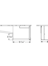 Moroso Drag Race Baffled Wet Sump 7qt 7.5in Aluminum Oil Pan GM LS COPO Camaro w/Rear Sump 2016+                                     - 21153 - Image 2