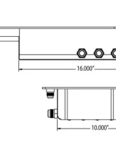 Moroso Fabricated Dry Sump 4in Steel Oil Pan GM LS w/Three Right Side Pick Ups                                     - 21156 - Image 2