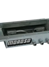 Moroso Fabricated Dry Sump 4in Steel Oil Pan GM LS w/Three Left Side Pick Ups                                     - 21155 - Image 3