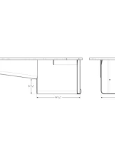 Moroso Drag Race Baffled Wet Sump 7qt 7.5in Aluminum Oil Pan GM LS COPO Camaro w/Rear Sump 2012-2015                                     - 21158 - Image 2