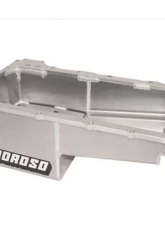 Moroso Drag Race Baffled Wet Sump 7qt 7.5in Aluminum Oil Pan GM LS COPO Camaro w/Rear Sump 2012-2015                                     - 21158 - Image 3