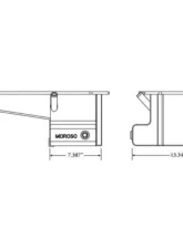 Moroso Road Race Wet Sump 11qt 7-3/5in Alum Oil Pan Hemi Gen 3 5.7/6.1/6.4L w/Front Sump K-Members                                     - 21161 - Image 2