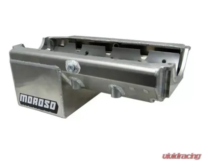 Moroso Wet Sump 8qt 8.25in Alum Oil Pan Pre-85 Chevrolet Small Block/Dart w/Double Power Kick Outs - 21234