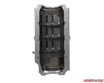 Moroso Wet Sump 8qt 8.5in Aluminum Oil Pan Dart/Rocket SBC w/Double Power Kick Outs - 21247
