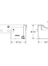 Moroso Wet Sump 8qt 8.5in Alum Oil Pan Dart/Rocket SBC w/-16An External Pick Up                                     - 21248 - Image 2