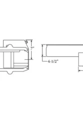Moroso Wet Sump 7qt 8in Steel Oil Pan Pre-85 Chevrolet Small Block w/Passenger Side Dipstick                                     - 21308 - Image 2