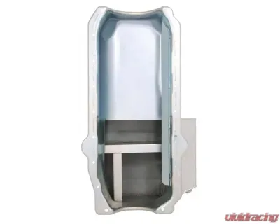 Moroso Wet Sump 7qt 8in Steel Oil Pan Pre-85 Chevrolet Small Block w/Passenger Side Dipstick - 21308