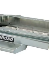 Moroso Wet Sump 6qt 6.5in Steel Oil Pan Pre-85 Chevrolet SBC w/Passenger Side Dipstick                                     - 21314 - Image 3