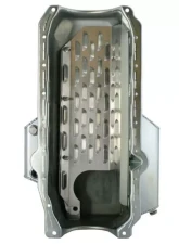 Moroso Wet Sump 6qt 6.5in Steel Oil Pan Chevrolet SBC w/1 Piece Rear Main Seal 1986+                                     - 21315 - Image 3