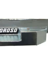 Moroso Wet Sump 8qt 6.5in Steel Oil Pan Pre-80 Chevrolet SBC w/1in Inspection Bung                                     - 21325 - Image 3