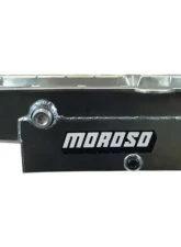 Moroso Wet Sump 8qt 6.5in Steel Oil Pan Chevrolet SBC w/1in Inspection Bung 1980-1985                                     - 21326 - Image 3