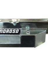 Moroso Wet Sump 8qt 6.5in Steel Oil Pan Chevrolet SBC w/1in Inspection Bung 1986+                                     - 21327 - Image 3