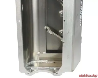 Moroso Sprint Car Dry Sump 6.5in Aluminum Oil Pan Pre-85 Chevrolet SBC w/Two Pick Ups - 21554