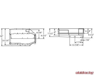 Moroso Dry Sump Aluminum Oil Pan Donovan 700/DRC2/Merlin BBC w/Three Pick Ups & 2 Piece Seal - 21597