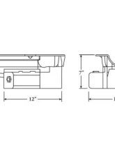 Moroso Wet Sump 7qt 7in Steel Oil Pan Chevrolet SBC/Dart w/2 Pc Seal & Low Clearance 1980-1985                                     - 21816 - Image 2
