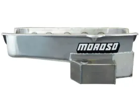 Moroso Road Race Wet Sump 7qt 7.5in Steel Oil Pan Pre-80 Chevrolet SBC