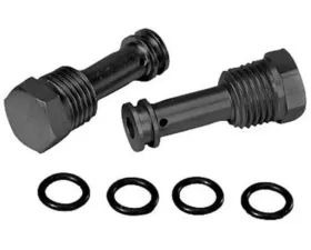Moroso 2pc Chevrolet Big Block/Small Block Oil Restrictor Kit w/.0625in Orifice Diameter