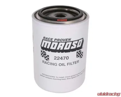 Moroso Racing Ford/Mopar/Import 3/4in Thread 5-1/4in Tall Oil Filter - 22470