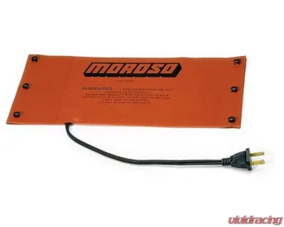 Moroso 360 Watts/110 Volt 8ft Cord 6in x 12in Hook & Spring External Heating Pad - 23995