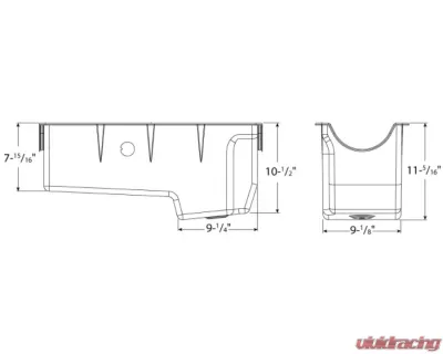 Moroso International T444E Heavy Duty Steel Oil Pan - 27264