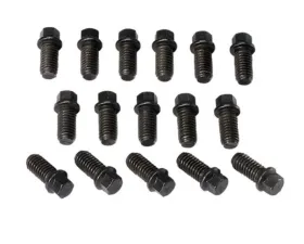 Moroso 16pc Steel 3/8in-16 Header Bolts