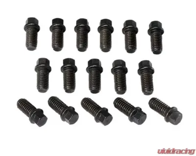 Moroso 16pc Steel 3/8in-16 Header Bolts - 38710