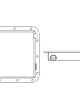 Moroso 1.83in Shallow GM Powerglide Transmission Pan                                     - 42001 - Image 2