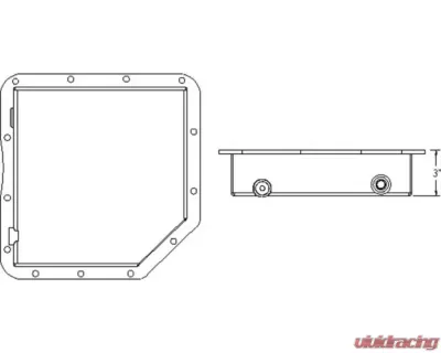 Moroso 3in GM Turbo 350 Transmission Pan - 42010