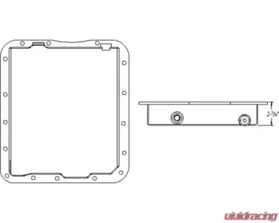Moroso 2-3/8in GM 700R4 Transmission Pan - 42025