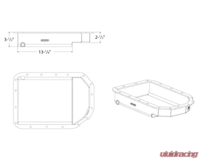 Moroso 3.5in GM 4L80E Transmission Pan - 42031