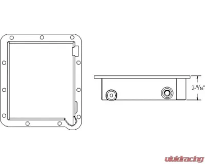Moroso 2.5in Ford C4 Transmission Pan - 42040