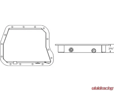 Moroso 2.33in Chrysler Torqueflite Transmission Pan - 42080