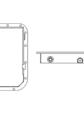 Moroso 2.25in Chrysler A-904 Transmission Pan                                     - 42090 - Image 2