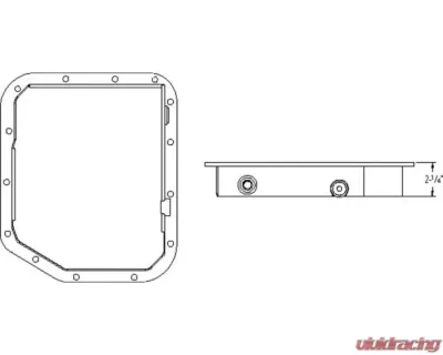Moroso 2.25in Chrysler A-904 Transmission Pan - 42090