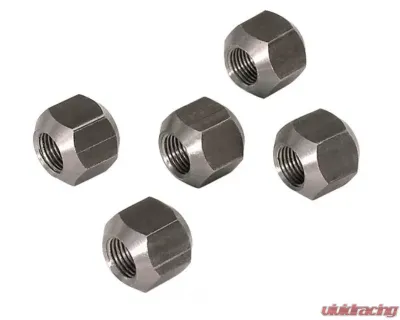 Moroso 5pc 1/2in-20 x 13/16 Hex Double Ended Lug Nuts - 46300