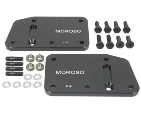 Moroso 2pc Steel GM LS-1 Motor Mount Adapter Plate w/Hardware