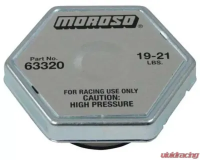 Moroso 19-21lbs Racing Radiator Cap - 63320