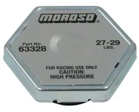 Moroso 27-29lbs Racing Radiator Cap