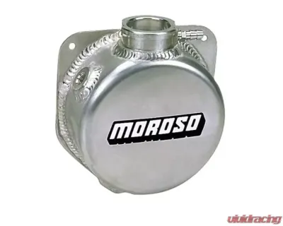 Moroso 2.652in 1qt Stamped Filler Neck Universal Coolant Expansion Tank - 63656