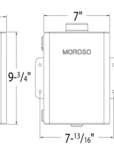Moroso 4qt Integral Mounting Bracket Universal Coolant Expansion Tank                                     - 63769 - Image 2