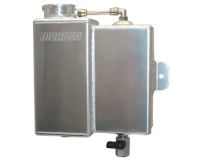 Moroso 1.25qt Billet Filler Neck Universal Coolant Expansion & Recovery Tank