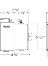 Moroso 1.25qt Billet Filler Neck Universal Coolant Expansion & Recovery Tank                                     - 63772 - Image 2