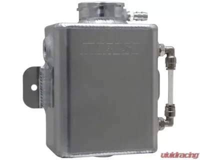 Moroso 1.25qt Billet Filler Neck Universal Coolant Expansion Tank w/Sight Tube - 63773