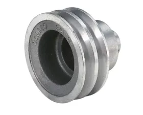 Moroso Cast Aluminum Double Groove Crankshaft Pulley Chevrolet SBC w/Long Pump