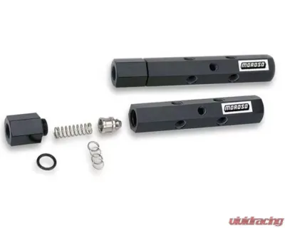 Moroso 6-10psi Adjustment Pressure Regulator Fuel Log w/Shims - 65145