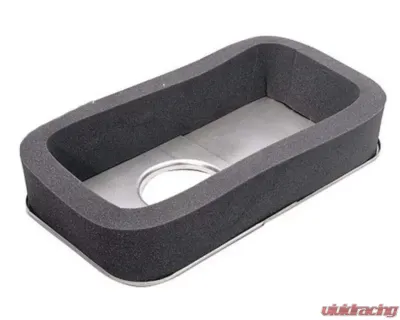 Moroso Holley Single 4BBL w/5-1/8in Neck Carburetor Air Pan - 65960