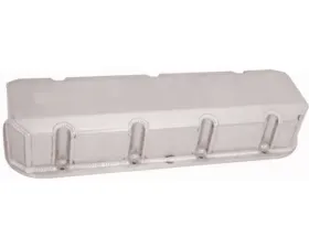 Moroso Aluminum Exhaust & Intake Pockets No Logo Chevrolet Big Block Valve Cover w/Billet Rail