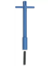 Moroso 4pc Blue Powder Coat Aluminum 1/4in-20 x 1-3/8in Valve Cover Wing Nuts                                     - 68604 - Image 2