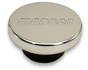 Moroso Chrome Plated Push-In Type 1.22in Diameter Oil Filler Cap