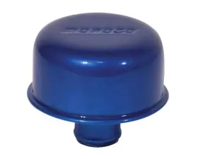 Moroso Blue Powder Coat One Piece Push-In Type 1.22in Diameter Valve Cover Breather